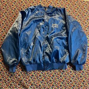 Vintage Comstock Reno Nevada blue bomber jacket XXL